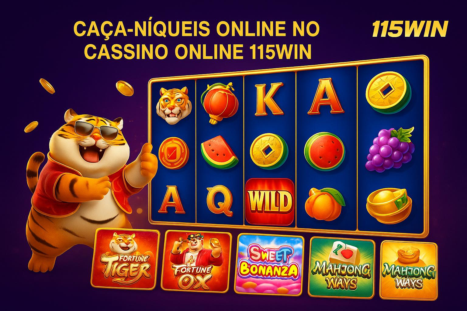 Explore o mundo das slot machines no 115WIN Casino